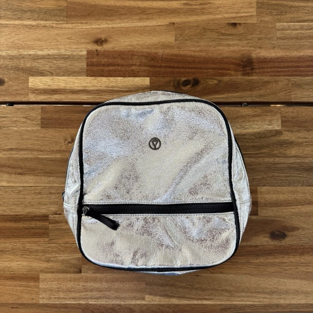 IVIVVA By Lululemon Convertable Tote Prepared BACKPACK Bag Metallic Silver